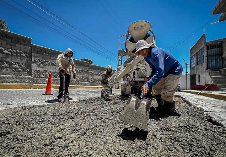 Caasim emprende acciones de bacheo tras reparaciones de fugas en Pachuca y Mineral de la Reforma