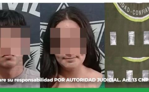 Una mujer y tres hombres presos