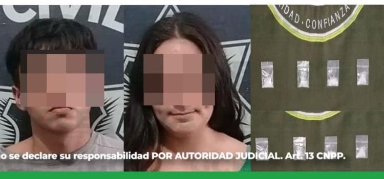 Una mujer y tres hombres presos