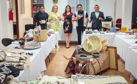 Artesanas y artesanos del pabellón la de Feria de Pachuca, listos para comenzar