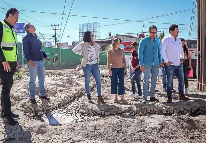 Supervisan obras hídricas en "Pozo Colosio"