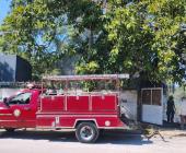 Incendio de predio sofocaron bomberos