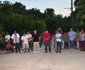 Alcalde inauguró obra en la localidad de Xóchitl