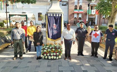 Arnulfo Urbiola Román conmemoró el Día Nacional de Protección Civil