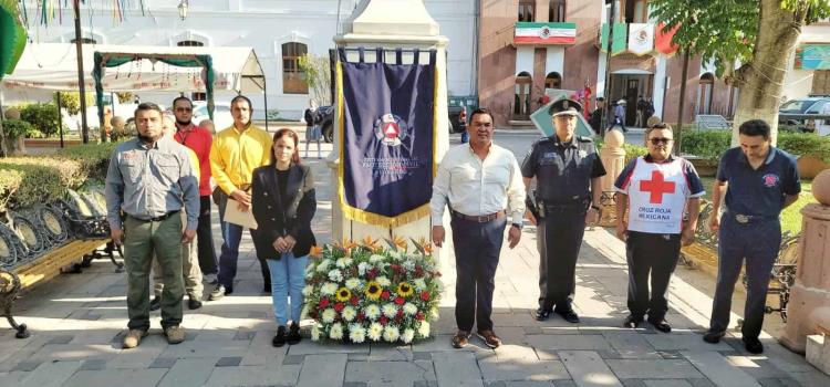 Arnulfo Urbiola Román conmemoró el Día Nacional de Protección Civil