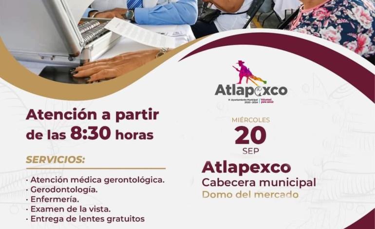 Alcaldía de Atlapexco invita a la Jornada de Salud