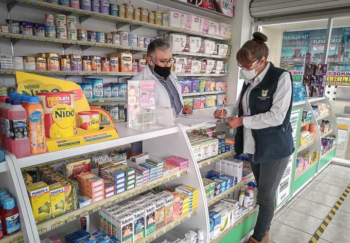 Intensifica COPRISEH control sanitario en farmacias del estado