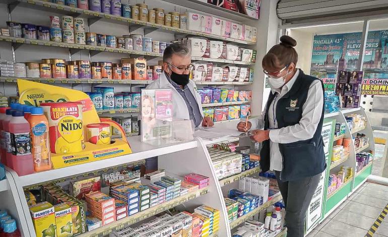 Intensifica COPRISEH control sanitario en farmacias del estado