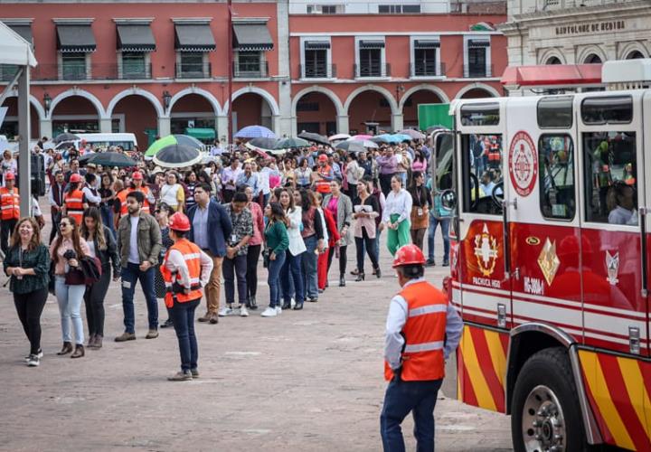 Participa Menchaca Salazar en 2° Simulacro Nacional