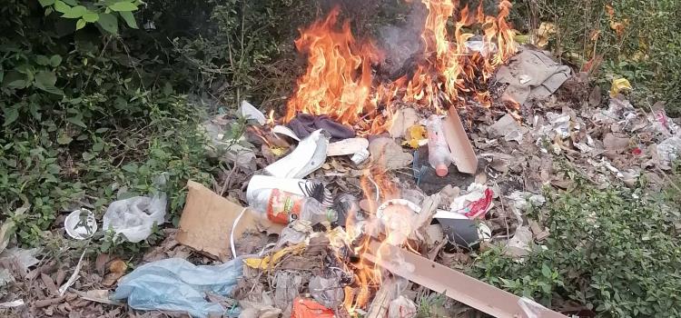 Protección Civil exhorta no quemar basura en hogares