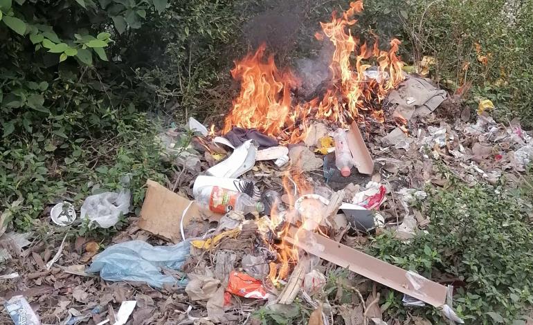 Protección Civil exhorta no quemar basura en hogares