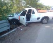 Chocó camioneta en Valles-Tampico