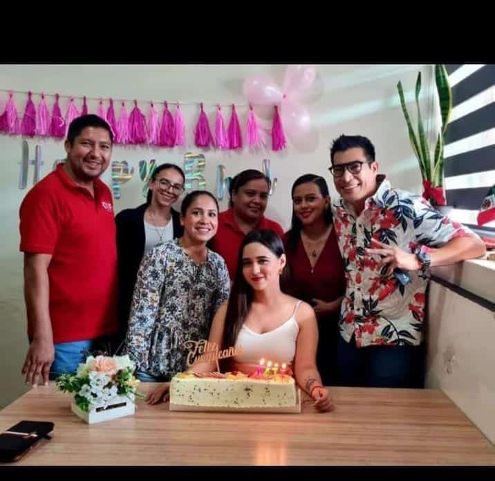 Natalia Silva festejó su cumpleaños junto a sus amigos más cercanos.