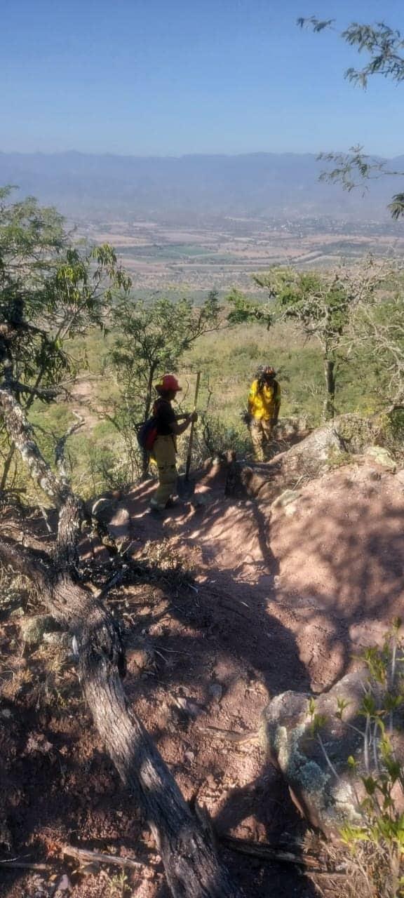 Continúan con labores  para sofocar incendio