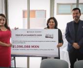 Recibe Edda Vite donación de más un millón de pesos por parte de la Secretaría de Hacienda