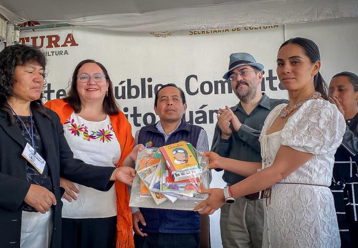 Impulsa comunidad de Benito Juárez reinauguración de biblioteca pública