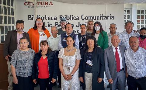 Impulsa comunidad de Benito Juárez reinauguración de biblioteca pública
