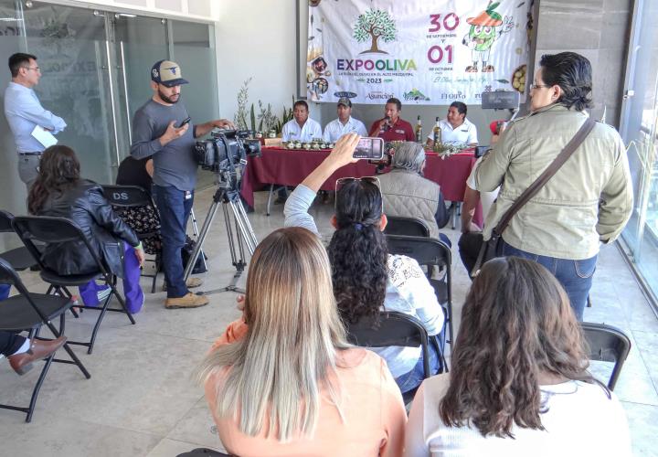 Impulsarán el desarrollo de productores hidalguenses en Expo Oliva 2023