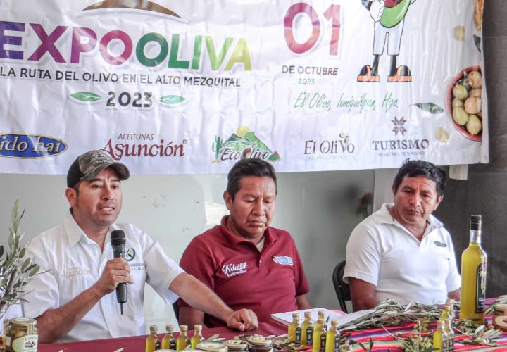 Impulsarán el desarrollo de productores hidalguenses en Expo Oliva 2023