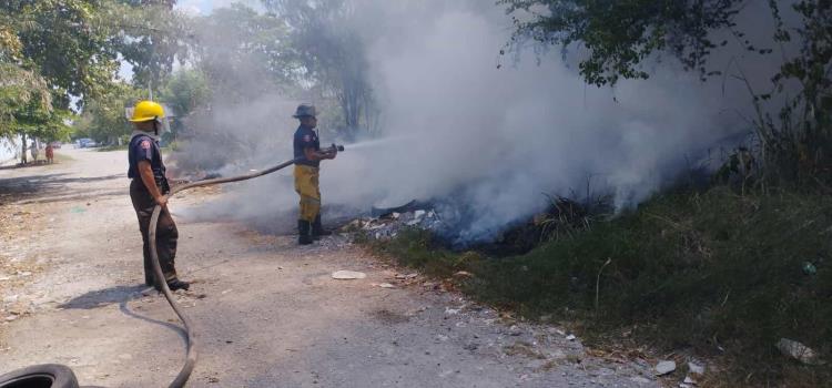 Quema de basura provocó incendio