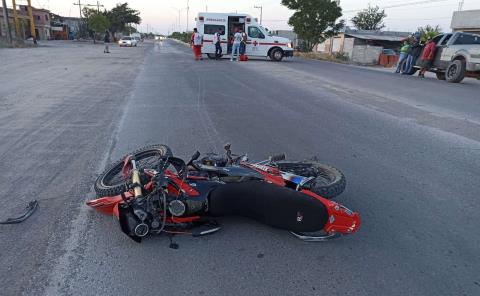 Cafre arrolló a motociclista