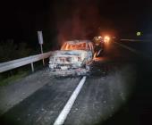Incendio arrasó una camioneta
