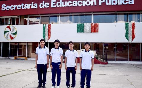Cuatro estudiantes hidalguenses conforman selectivo para la Olimpiada Mexicana de Informática