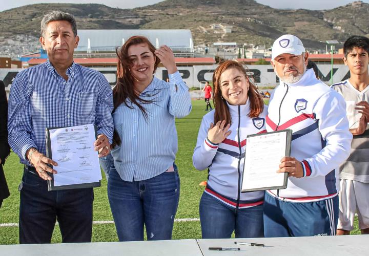 Beneficiarán a niñez y juventud con el primer convenio de colaboración en materia deportiva de la PIBEH