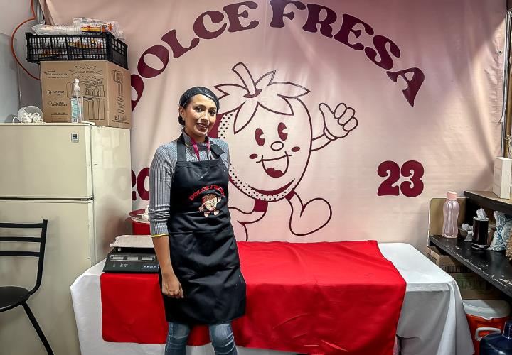 Dolce fresa, un emprendimiento familiar que conquista corazones