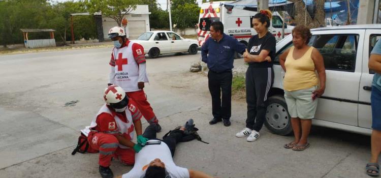 Dos motociclistas se accidentaron