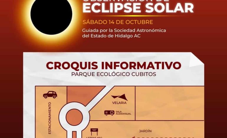 Invita Semarnath a ver eclipse en Parque Ecológico de Cubitos