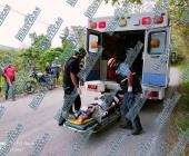 Joven herido tras derrapar en la Huejutla – Santa Cruz