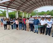Alcalde entregó galera pública en Huazalinguillo