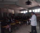 Centro de Salud brindó pláticas en el Cobaeh