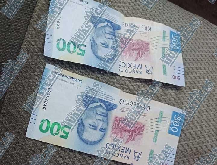 Alertan por circulación de billetes apócrifos en Tantoyuca