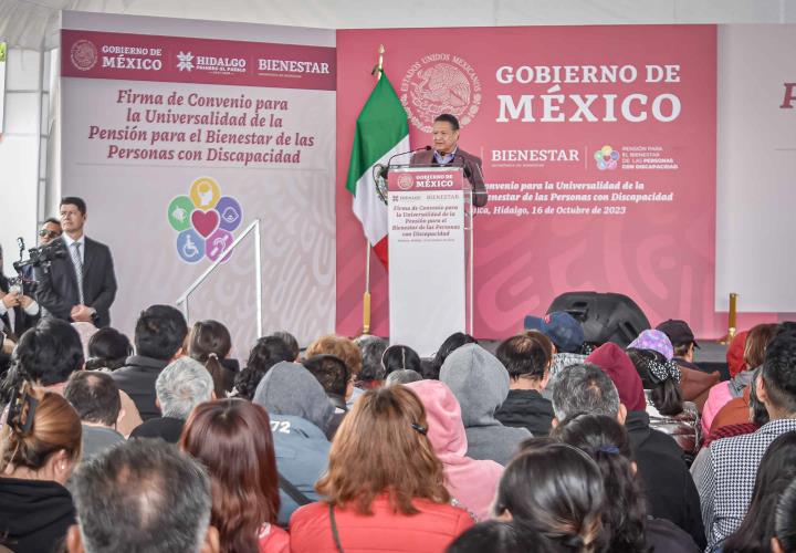 Acceden personas con discapacidad en Hidalgo, a Pensión para el Bienestar