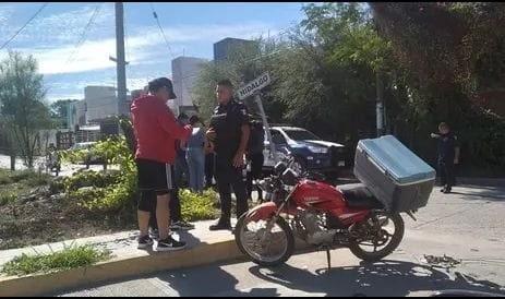 Tortillero chocó  contra ciclista