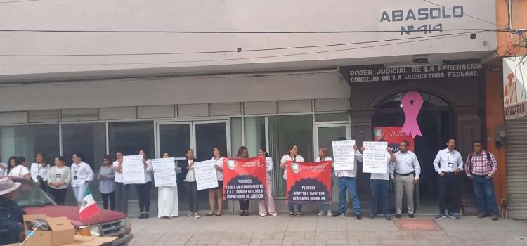 Realizó protesta personal del PJF