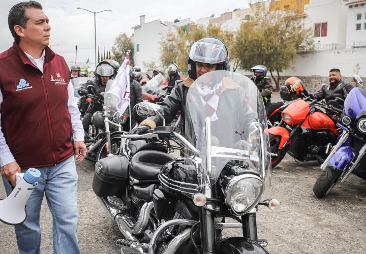 Promueve SSH campañas entre motociclistas para uso responsable del casco