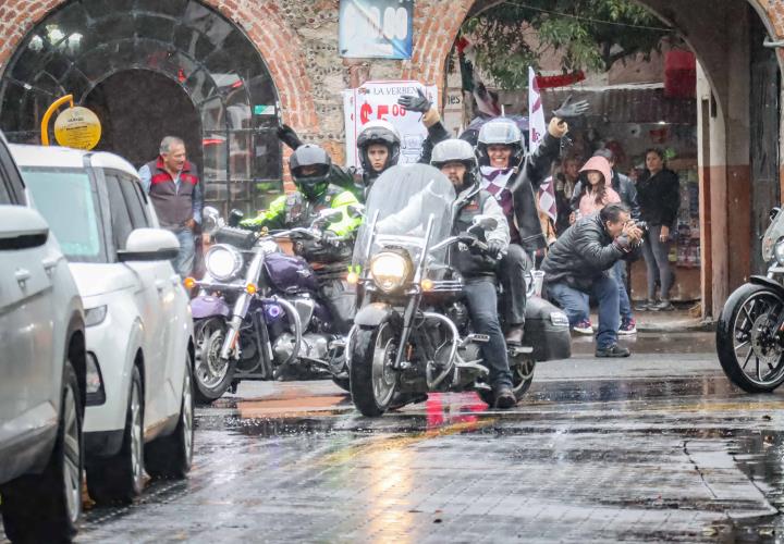 Promueve SSH campañas entre motociclistas para uso responsable del casco