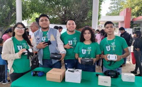 Alumnos muestran prototipos en feria 
