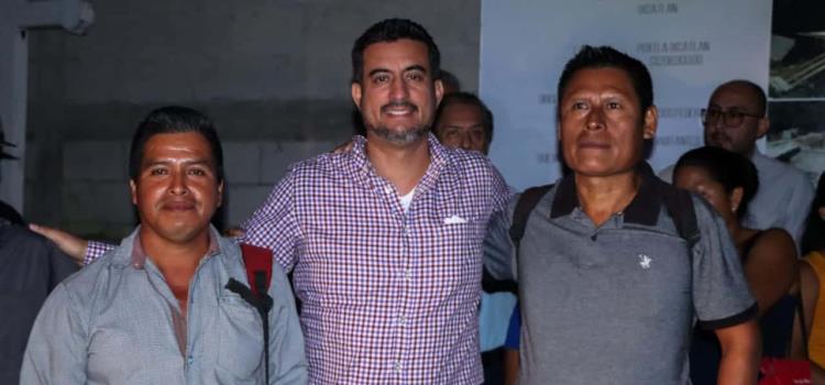 Alcalde inauguró importante obra en Poxtla Ixcatlán
