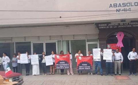 Trabajadores del PJF se manifestarán hoy