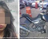 Joven mujer detenida con una moto robada    