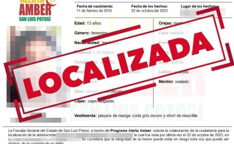 Localizaron a  una adolescente