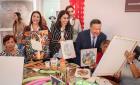 Con talleres de pintura Gobierno de Hidalgo impulsa el bienestar
