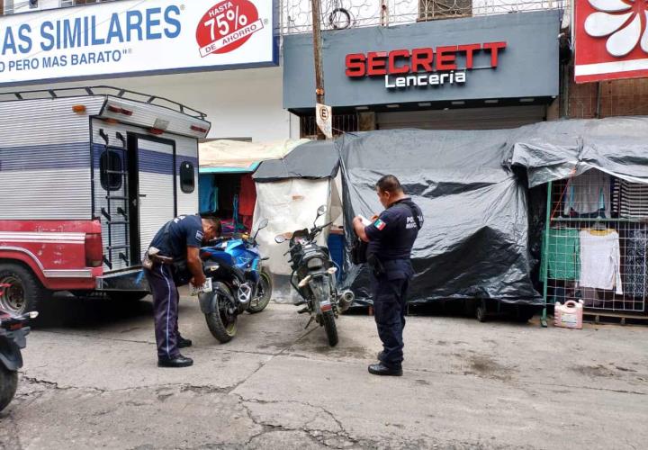 Infraccionaron a motociclistas en la Hidalgo 