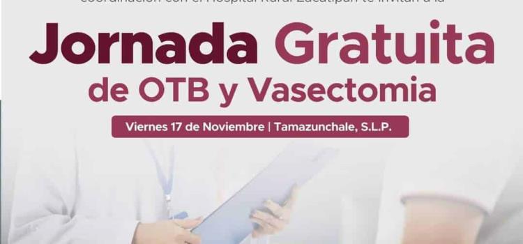 Inicia jornada gratuita de OTB y vasectomía en Orizatlán