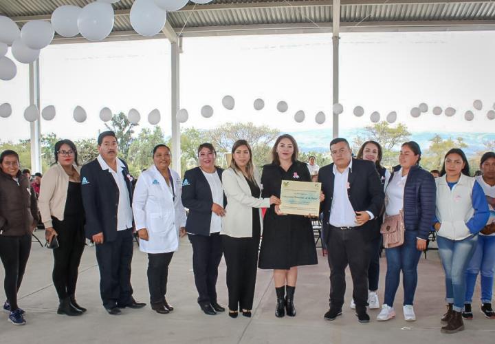 Comunidad de Huichapan alcanza certificación como entorno Saludable