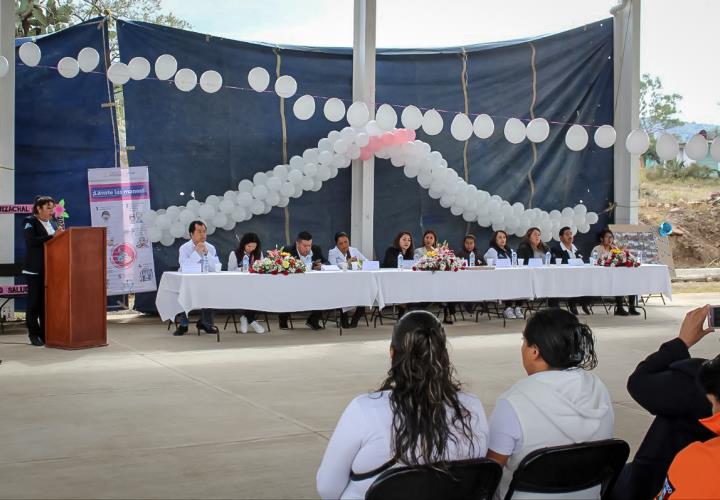 Comunidad de Huichapan alcanza certificación como entorno Saludable